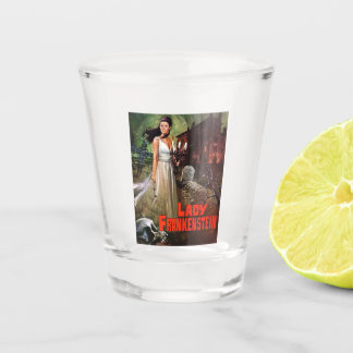 Lady Frankenstein shot glass