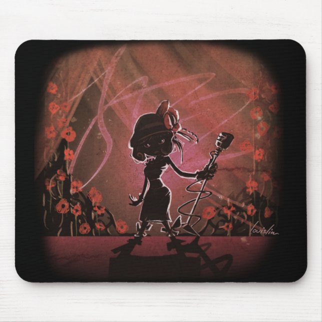 Lady From Jazz: Trump's Journey Mousepad (Front)