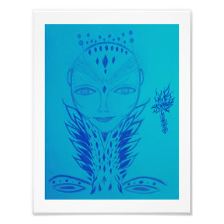 Lady Galactic Being Photo Print