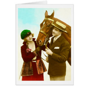 Lady, gent and horse