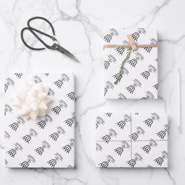 LADY Gift  Wrapping Paper Sheet (Front)