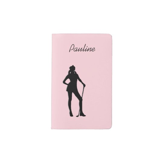 Lady Golf Pink Sport Pocket Moleskine Notebook