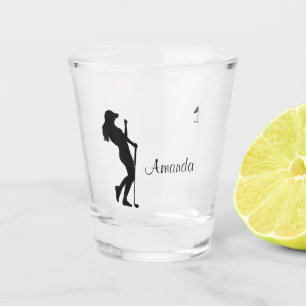 Lady Golfer Personal  Glass