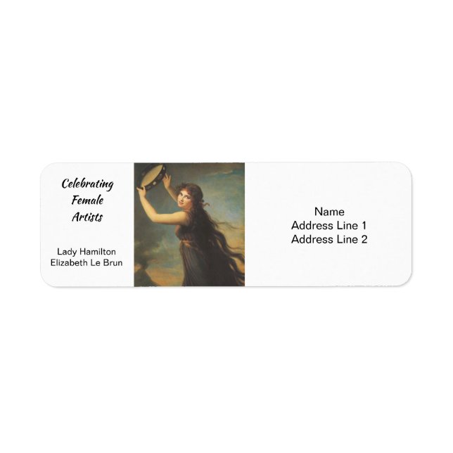 Lady Hamilton par Elisabeth Vigee Le Brun (Devant)