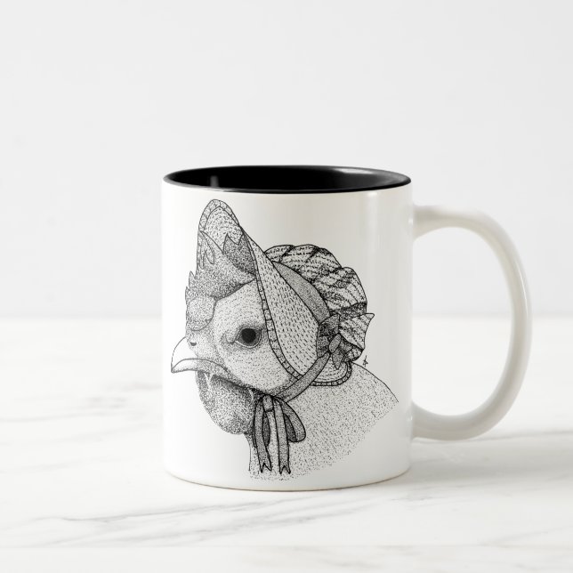 Lady Henrietta Two-Tone Coffee Mug (Right)