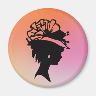 Lady in a Bonnet 7 Citrus Ice AH2010 Magnet
