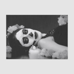 LADY IN DAY OF THE DEAD COSTUME Tissue Paper