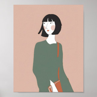 lady in green poster