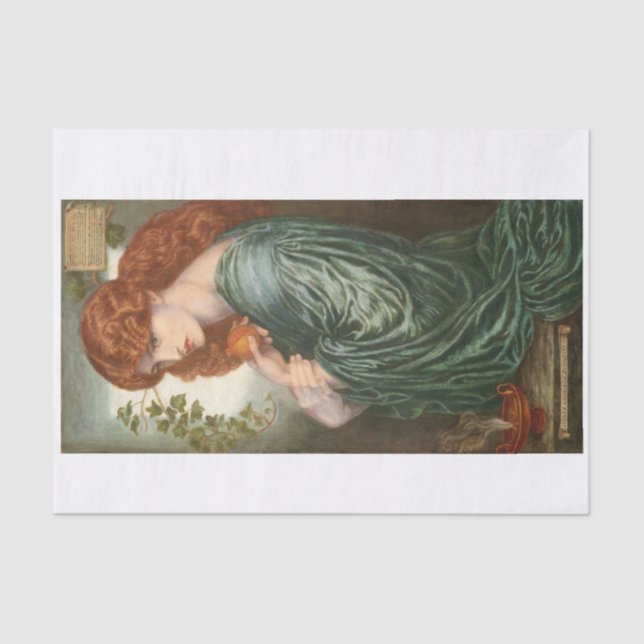 Lady in green tissue paper (Front)