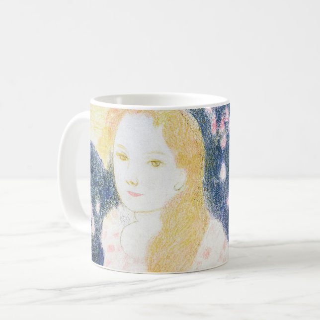Lady in Pink Dress, Maurice Denis Coffee Mug (Front Left)