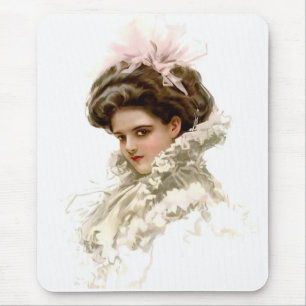 Lady in Profile Mouse Pad