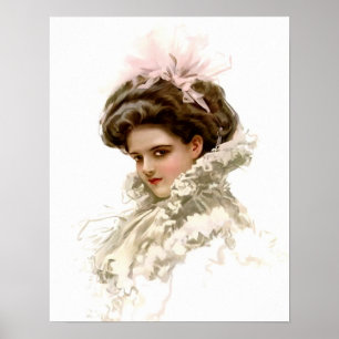 Lady in Profile Poster