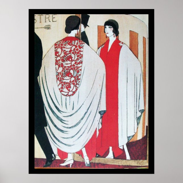 LADY IN THE MIRROR, ART DÉCO BEAUTY MODE (Devant)