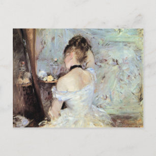 Lady in the Toilet by Berthe Morisot Postcard