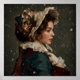 Lady in Winter Poster