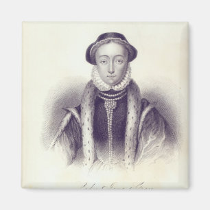 Lady Jane Grey, engraved by S. Freeman Magnet
