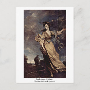 Lady Jane Halliday By Sir Joshua Reynolds Postcard
