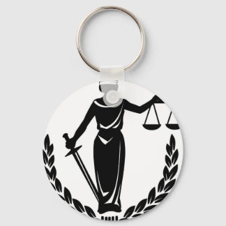 LADY JUSTICE CO KEYCHAIN