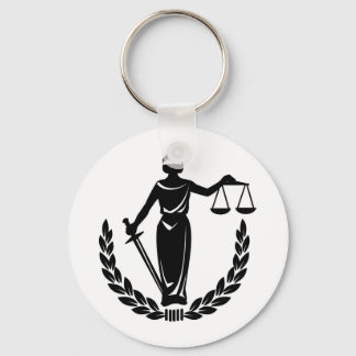 LADY JUSTICE CO. KEYCHAIN
