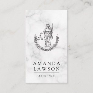 Lady   Justice   Lawyer Appointment Card