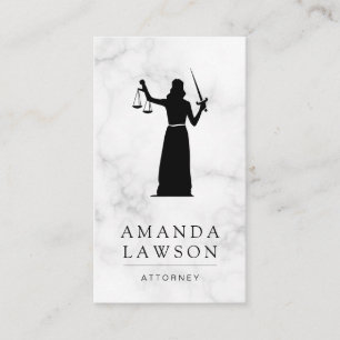 Lady   Justice   Lawyer Appointment Card