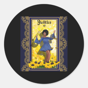 Lady Justice Tarot Sticker 