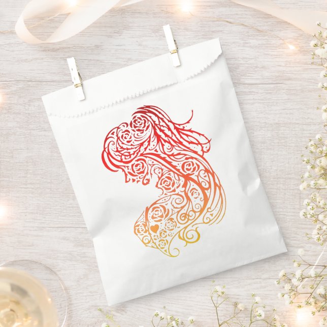 Lady Lace Favour Bag (Clipped)