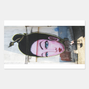 Lady Lao Graffiti Street Art Sticker