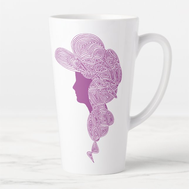 Lady Latte Mug (Right)