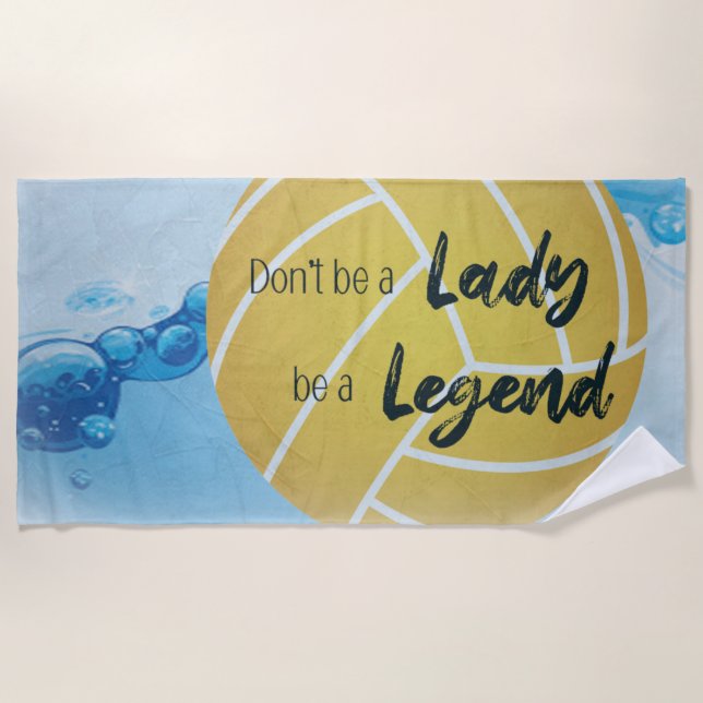 Lady Legend Water Polo Towel (Front)