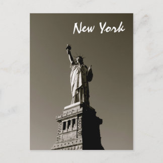 Lady Liberty (B&W) Postcard