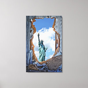 Lady Liberty Canvas Print
