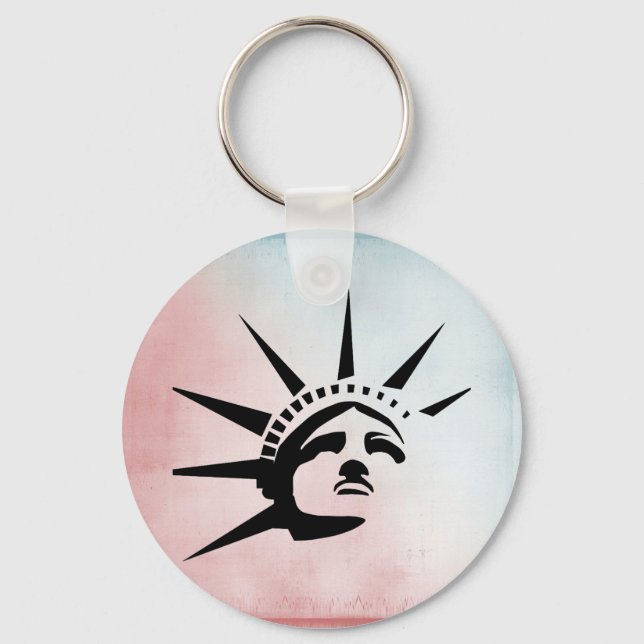 Lady Liberty Keychain (Front)