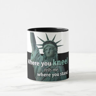 Lady Liberty latte Mug