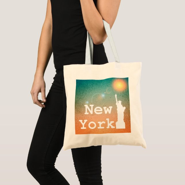 Lady Liberty- New York Tote Bag (Front (Product))