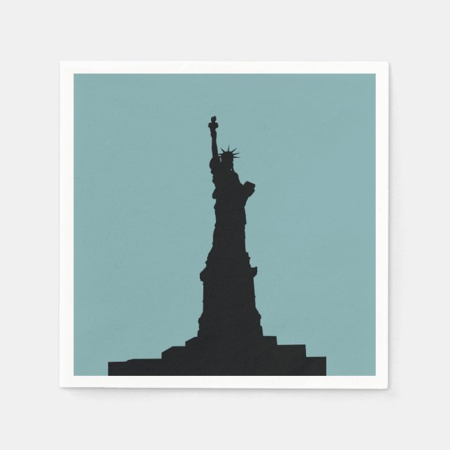 Lady Liberty Paper Napkins (Front)