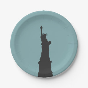 Lady Liberty Paper Plates