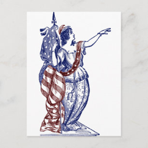 Lady Liberty Postcard