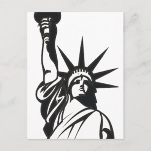 Lady Liberty Postcard