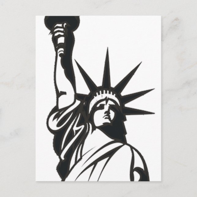 Lady Liberty Postcard (Front)