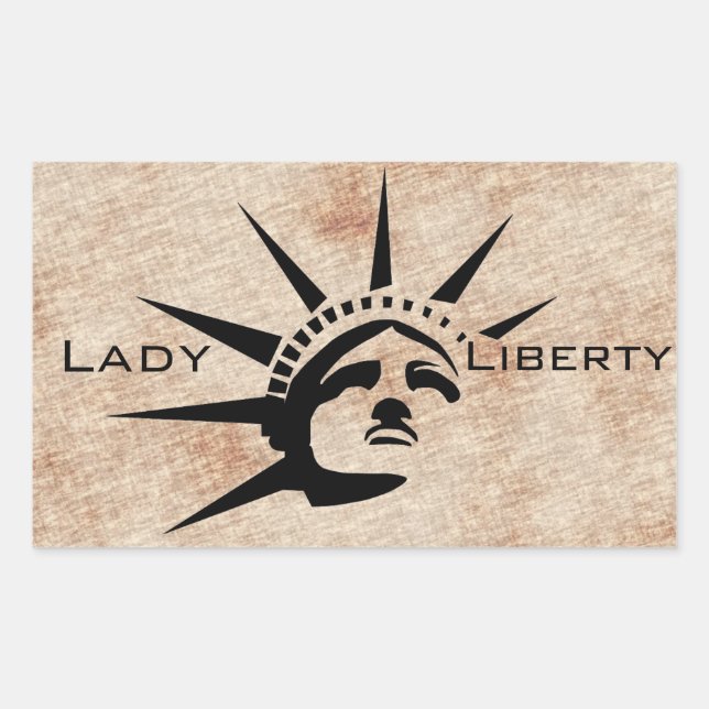 Lady Liberty Sticker (Front)