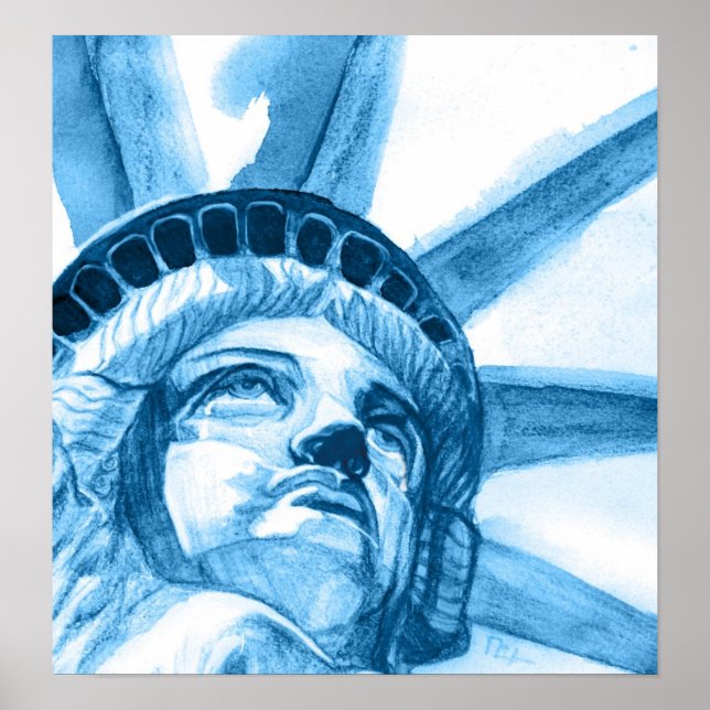 Lady Liberty tears Poster (Front)