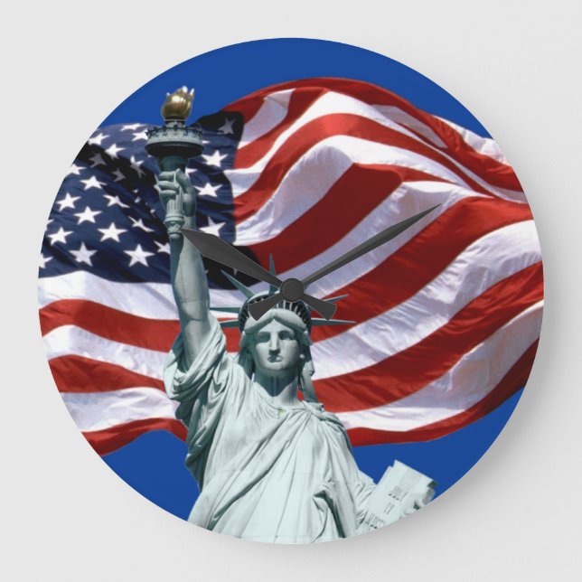 Lady Liberty, Vieux Mur De Glace Horloge (Recto)