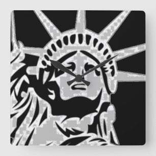 Lady Liberty Wall Clock