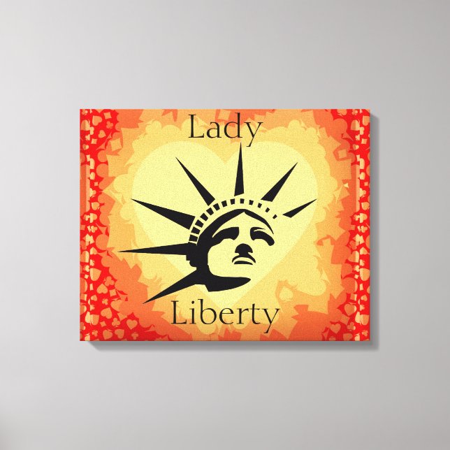 Lady Liberty Wrapped Canvas (Front)