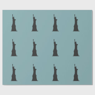 Lady Liberty Wrapping Paper