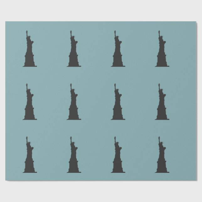 Lady Liberty Wrapping Paper (Flat)