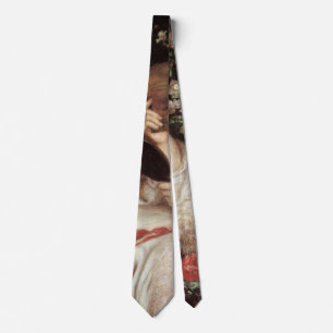 Lady Lilith by Rossetti, Vintage Victorian Portait Tie