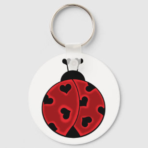 Lady Love Bug Keychain