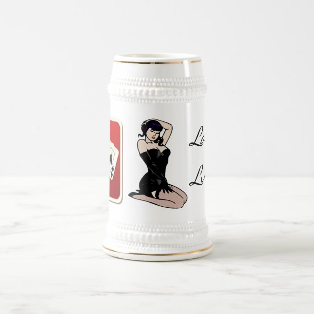 Lady Luck Poker Stein (Center)